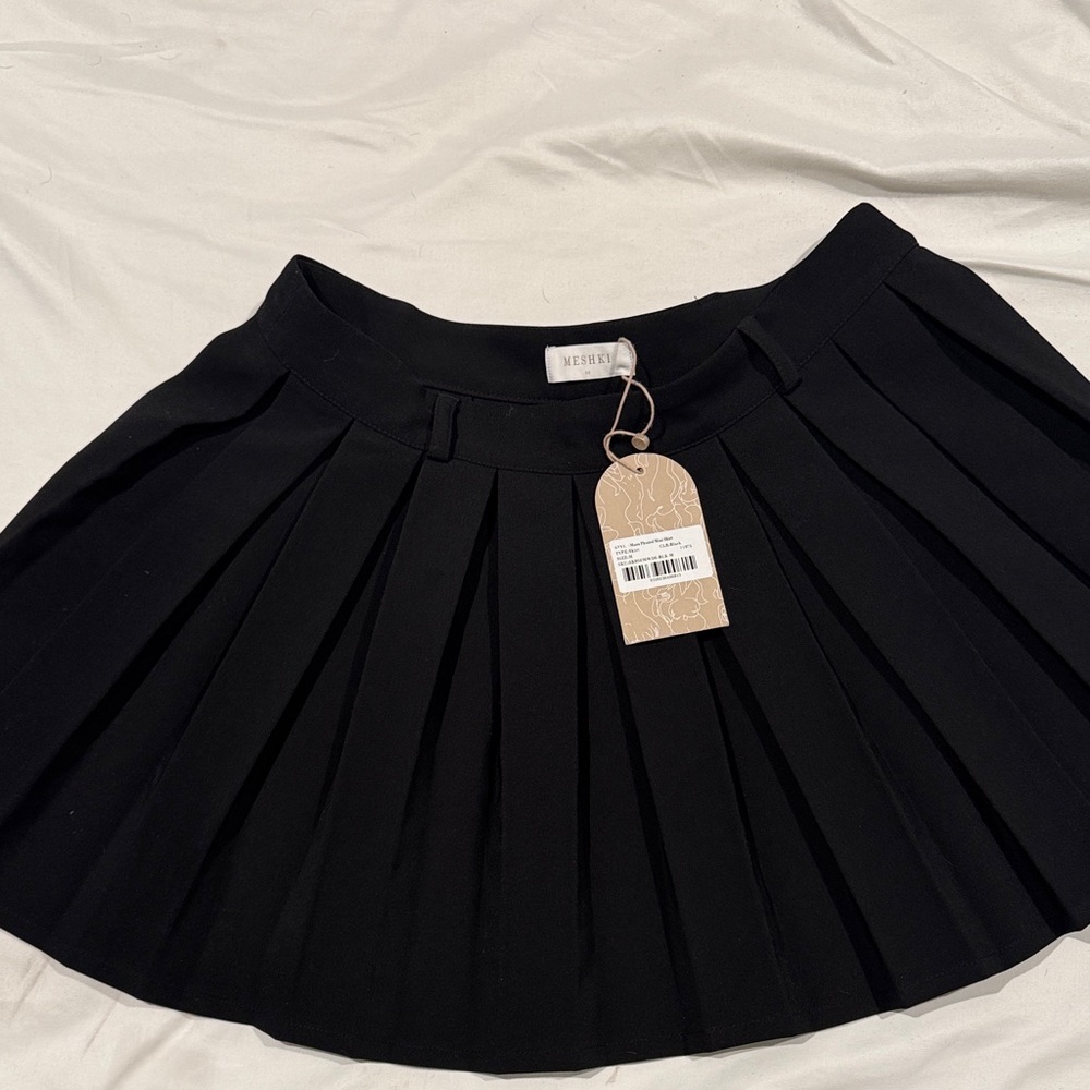 Meshki Black Skater Skirt